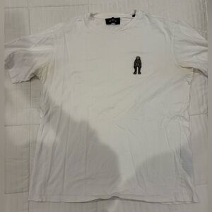 The Kooples White Tee with Embroidered Detail